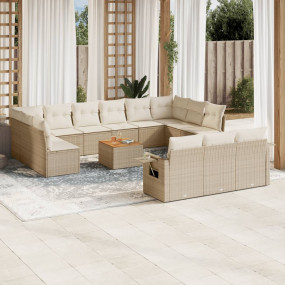 Garden Sofa Set Beige
