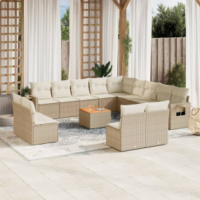 Garden Sofa Set Beige, Cream White