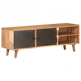 TV Cabinet Natural Solid Acacia wood Medium TV Cabinet