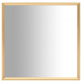Mirror Gold Glass 15.7 in Minimalistic Mirror Square