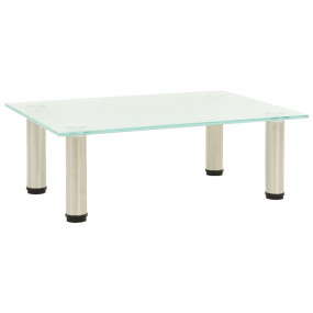 TV Stand Frosted Glass Tempered glass, stainless steel