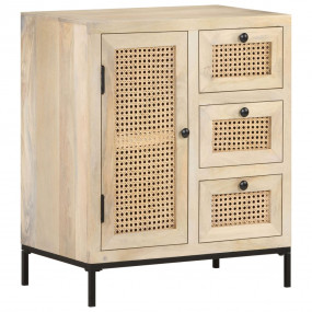 Sideboard Natural wood color Solid mango wood Medium Si...