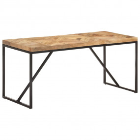 Dining Table Natural wood and black