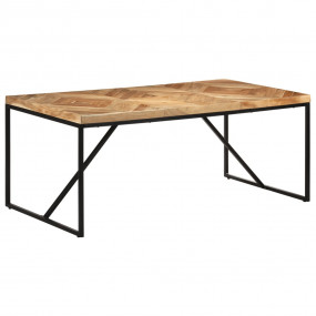Dining Table Natural wood, Black