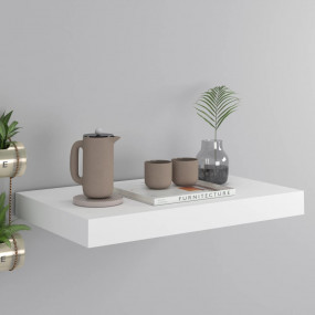 Wall Shelf White Honeycomb MDF and metal Small Wall mou...