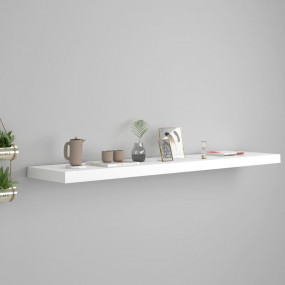 Wall Shelf White Honeycomb MDF, Metal Standard Wall mou...