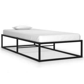 Bed Frame Black Powder-coated metal Single Durable Bed ...