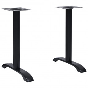 Bistro Table Leg Black Cast iron Industrial Bistro Tabl...