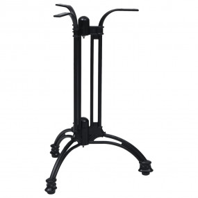Bistro Table Leg Black Cast aluminum Standard Industria...