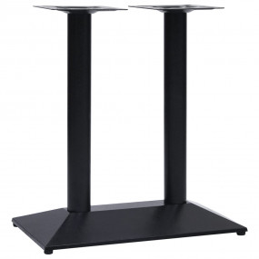 Bistro Table Leg Black Cast Iron Standard Industrial
