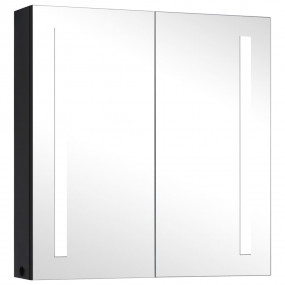 Bathroom Cabinet Anthracite MDF with melamine finish, g...