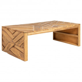 Coffee Table Natural wood Solid teak wood 43.3x13.8x15....