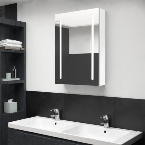 Bathroom Cabinet Shining White MDF with melamine finish...