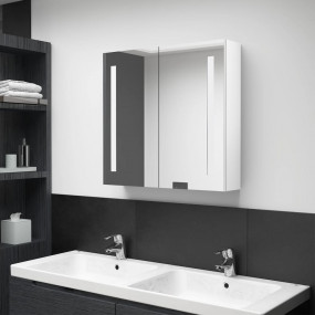 Bathroom Cabinet Shining white MDF with melamine finish...