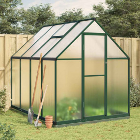 Greenhouse Green and transparent Aluminum Large
