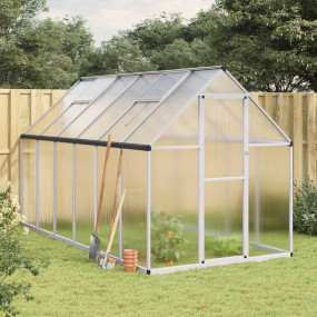 Greenhouse Silver and transparent Aluminum Large