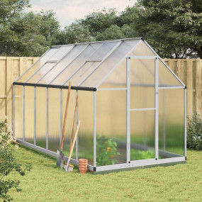 Greenhouse Silver, Clear Aluminum, Polycarbonate, Galva...