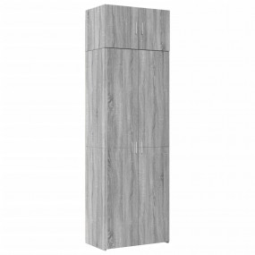 Storage Cabinet Grey Sonoma Engineered Wood Tall Storag...
