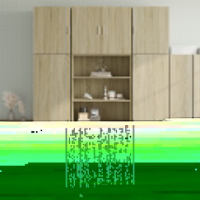 Highboard Sonoma oak Engineered wood Large Highboard