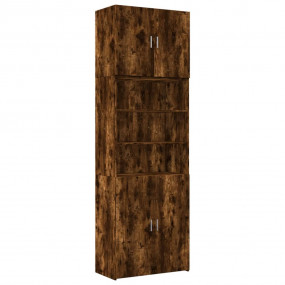 Highboard Smoked oak Engineered wood Large Highboard