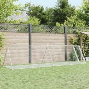 Rabbit Hutch Silver Galvanized Steel Large Durable Rabb...