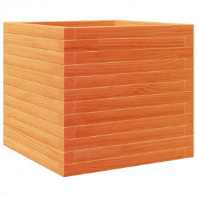 Garden Planter Wax brown Solid pinewood Large Decorativ...