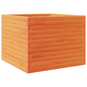 Garden Planter Wax brown Solid pinewood 23.6x23.6x18.1 ...