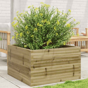 Garden Planter Pine Treated Pine Wood 31.5x31.5x18.1 in
