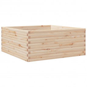 Garden Planter Natural Pine Wood Solid Pine Wood Large
