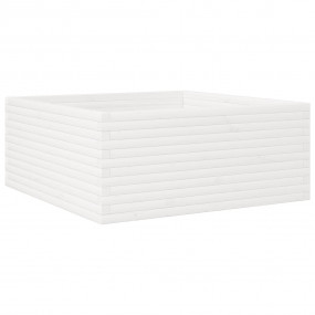 Garden Planter White Solid pine wood Plenty of space