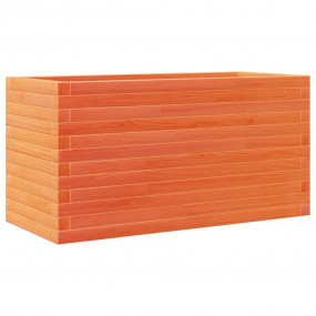 Garden Planter Wax brown Solid pine wood Medium Garden ...