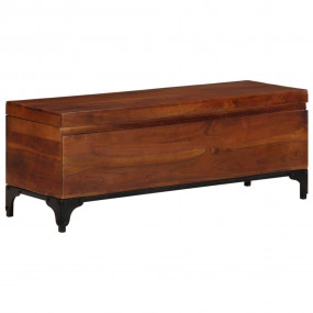 Storage Trunk Brown Solid Acacia wood Large Storage Tru...