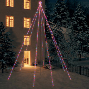 LED Christmas Tree Multicolor Plastic 26 ft LED Christm...