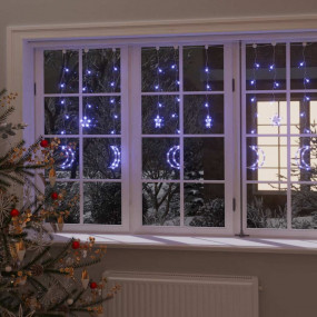 Fairy Light Blue Plastic About 6.6 feet wide Remote con...