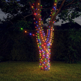 Solar Fairy Light Set of 5 Multicolor Plastic Long stri...