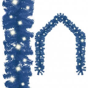 Garland Blue PVC 16.4ft Christmas Garland Classic