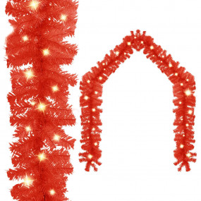 Garland Red PVC 32.8ft Christmas Garland Other Traditio...