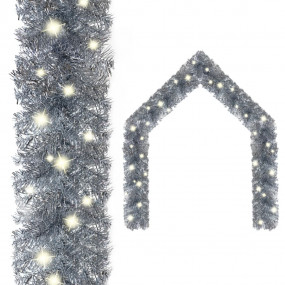 Garland Silver PVC 32.8 feet Christmas Garland Other