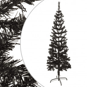 Christmas Tree Black PVC Slim Adjustable Armrests