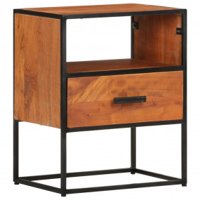 Bed Cabinet Honey brown and black