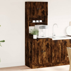 Kitchen Cabinet Smoked oak Engineered wood 23.6 x 19.7 ...