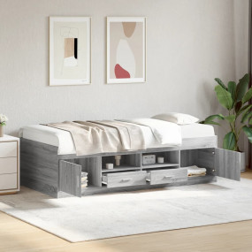 Daybed Grey Sonoma Engineered Wood Twin Daybed Rectangu...