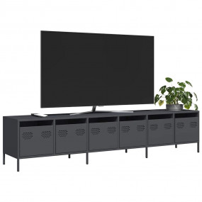 TV Cabinet Anthracite Cold-rolled Steel Large TV Cabine...
