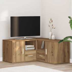 Corner Cabinet Artisan Oak Engineered Wood Medium Corne...
