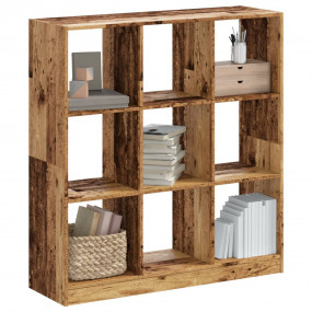 Bookcase Old wood Engineered wood Compact Bookcase Rect...