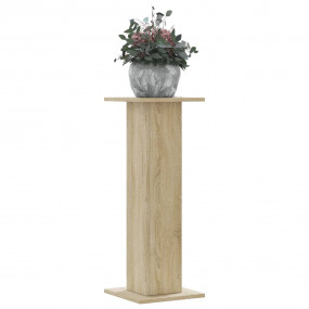 Plant Stand Sonoma Oak Engineered Wood 31.5 in Tall Dur...