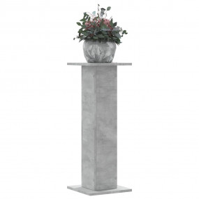 Plant Stand Concrete Grey Engineered Wood Large Decorat...