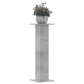 Plant Stand Concrete Grey Engineered Wood Large Decorat...