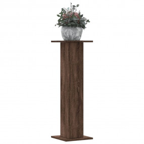 Plant Stand Brown oak Engineered wood Large Decorative ...