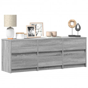 TV Cabinet Grey Sonoma Engineered wood 55 in TV Cabinet